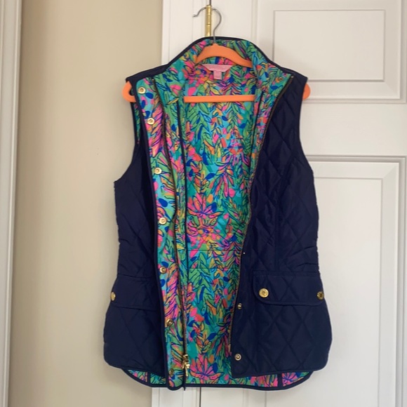 Lilly Pulitzer Quilted Vest - Picture 2 of 7